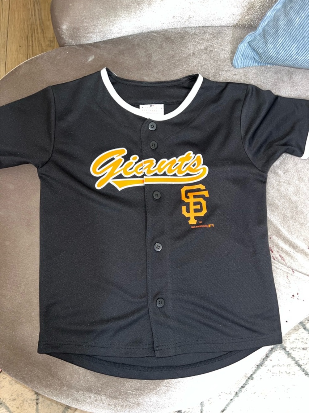Kids size 6/8 SF Giants Jersey MLB Genuine Merchandise baseball black